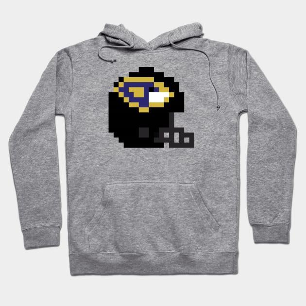 8 Bit Baltimore Raven's Helmet Hoodie by N8I